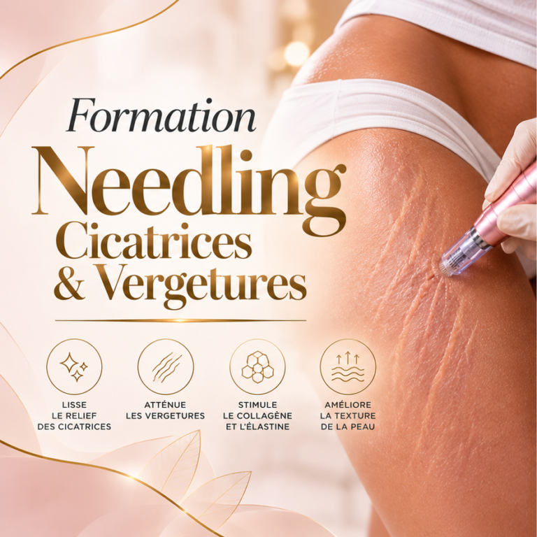 Microneedling Réparateur : Cicatrices & Vergetures