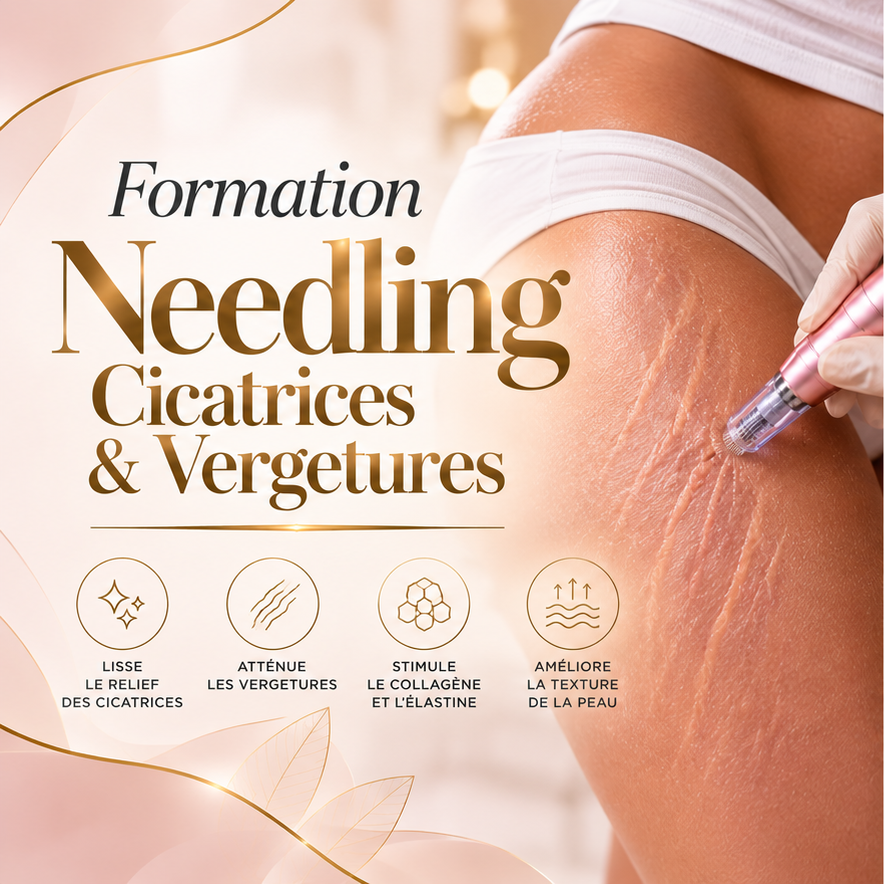Microneedling Réparateur : Cicatrices & Vergetures